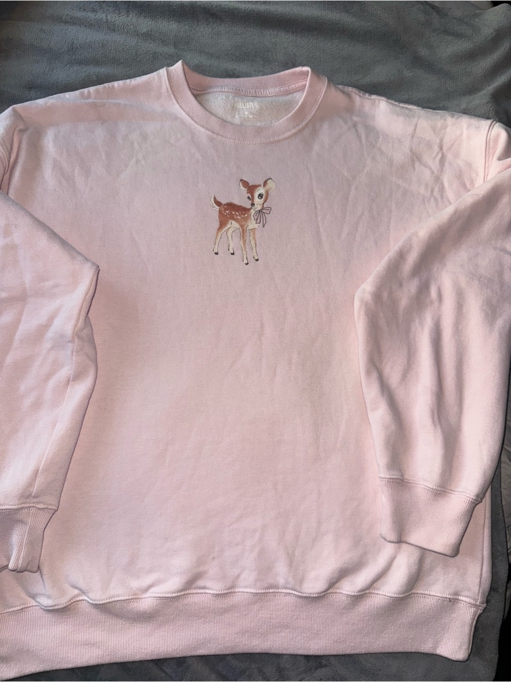 Hollister Deer Crewneck Sweatshirt